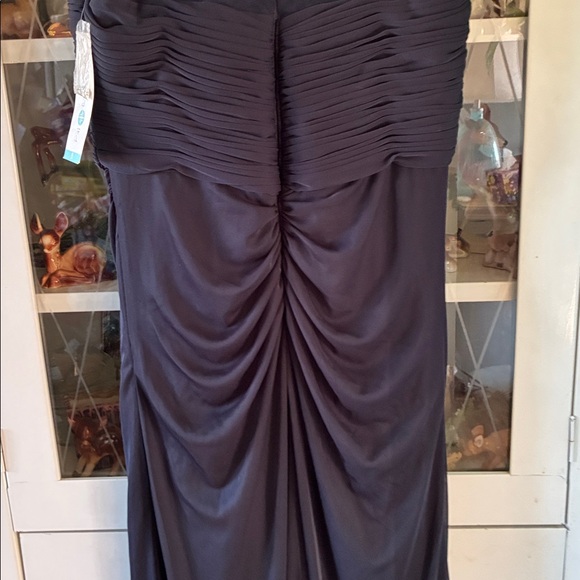 Patra sz 8 Elegant Navy Evening Gown nwt Beaded Upper Wedding Formal Bridesmaid - Picture 13 of 16